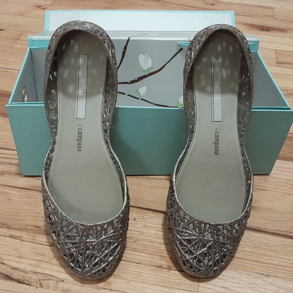 Sparkly Oka B Ballet Flats: NEW! - Picture 2 of 9
